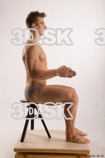 Sitting reference of unclothed  Timothy 0013